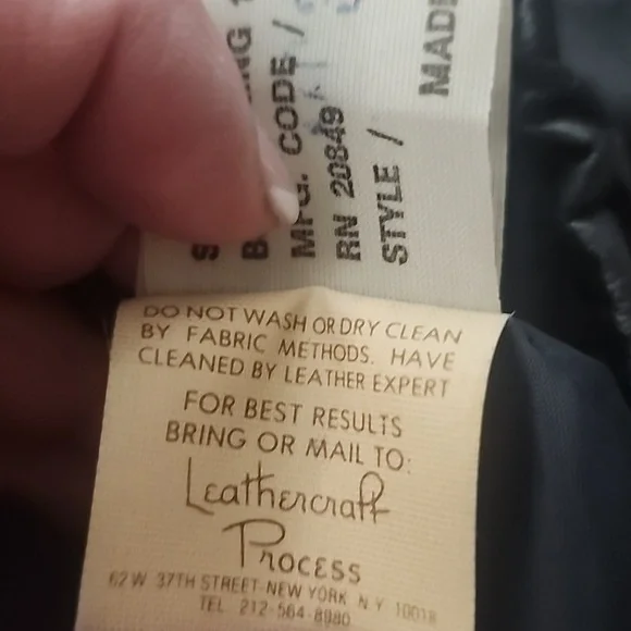 Marco Moroni Black 100% Leather Jacket.Made In Argentina. - Picture 11 of 12